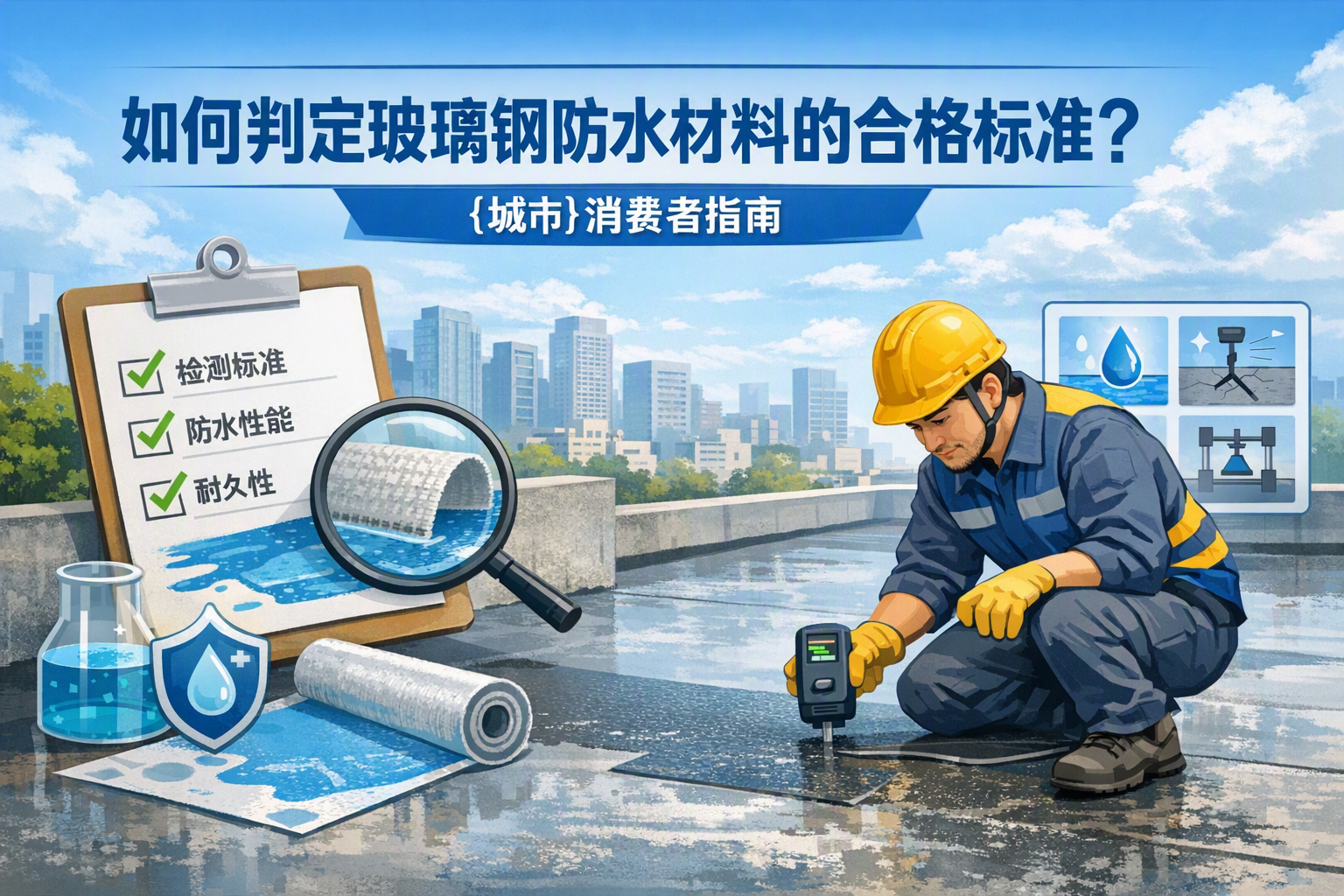 如何判定玻璃钢防水材料的合格标准？ 黔东南 消费者指南