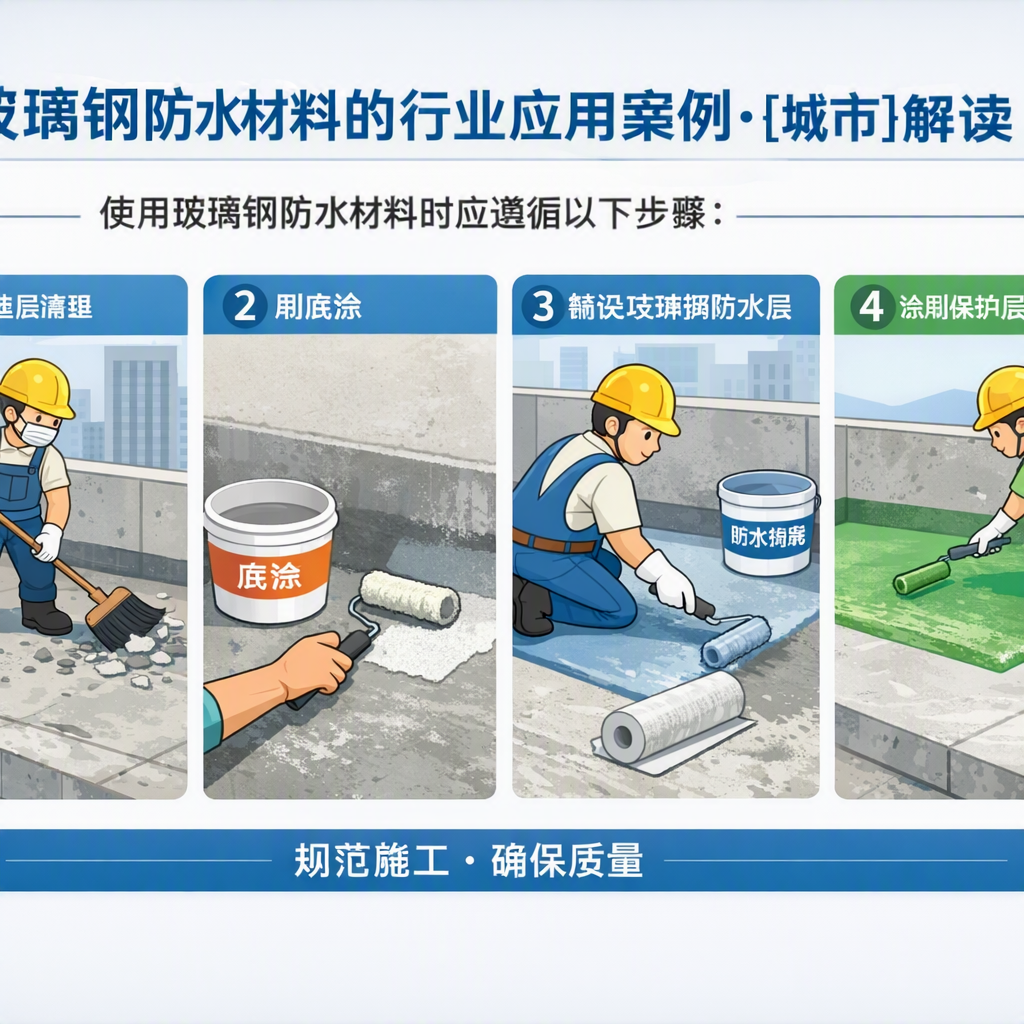 玻璃钢防水材料的行业应用案例,黔东南解读